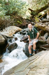 After hiking the Appalachian Trail in 1976, Tim Line found a job working on Mount Le Conte the following year. He would ultimately end up working on the mountain for nearly four decades. By his own count, he has completed the trek to lodge along Alum Cave Trail about 1,400 times. Photo by David Brill