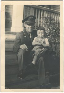 George and his father, George Robert Ellison, circa 1942. Photo courtesy of the Ellison family.