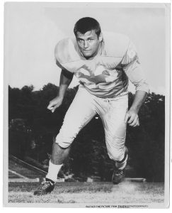 George Ellison played football on full scholarship with the University of North Carolina, circa 1962. Photo courtesy of the Ellison family.