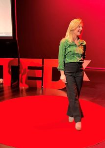 Nikki Robinson, North Carolina Project Manager for Wildlands Network, spoke at TEDx Asheville 2022 on February 27 at the Wortham Center for the Performing Arts. Provided by Hannah Williams.