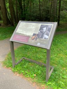 A new sign at Mingus Mill in Great Smoky Mountains National Park shares information about the Mingus family gathered by the park’s African American Experiences in the Smokies project based on census records, correspondence, slave schedules, newspaper articles, and oral histories. Provided by Great Smoky Mountains Association.
