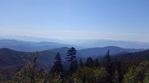 View from Clingmans Dome tower off of the AT. Photo courtesy of Arthur “Butch” McDade.